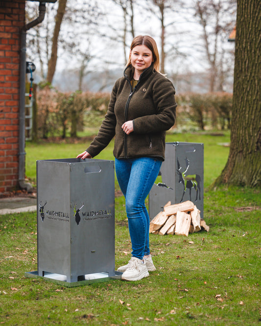 Feuertonne mit Wunschlogo